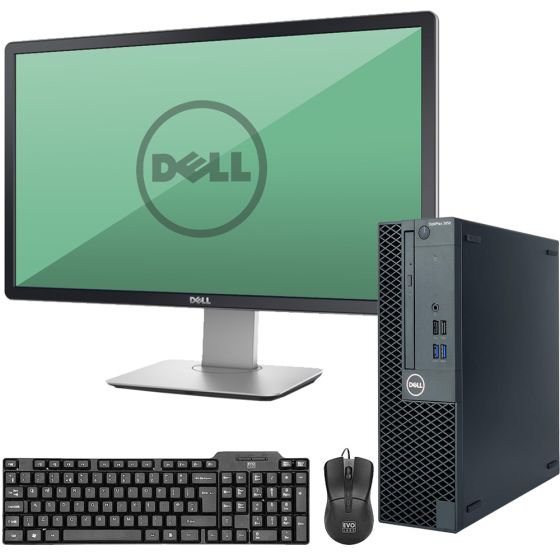Dell Optiplex 3050 SFF Desktop PC & Monitor Bundle Refurbished Desktop |  RefreshedByUs | Free One Year Warranty | Free Shipping 