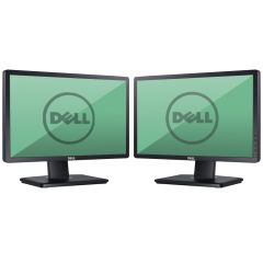 Dual Screen Dell P2212HB 22" Full HD 1080p Widescreen Monitors