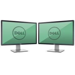 Dual Screen Dell P2417H 24" Full HD LED Widescreen Monitors