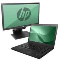 Lenovo ThinkPad L460 14" Laptop & Monitor Bundle